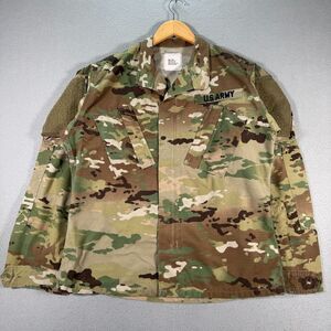 USGI Military Army Combat Shirt Uniform Adult Small Short Green Utility Patched‎